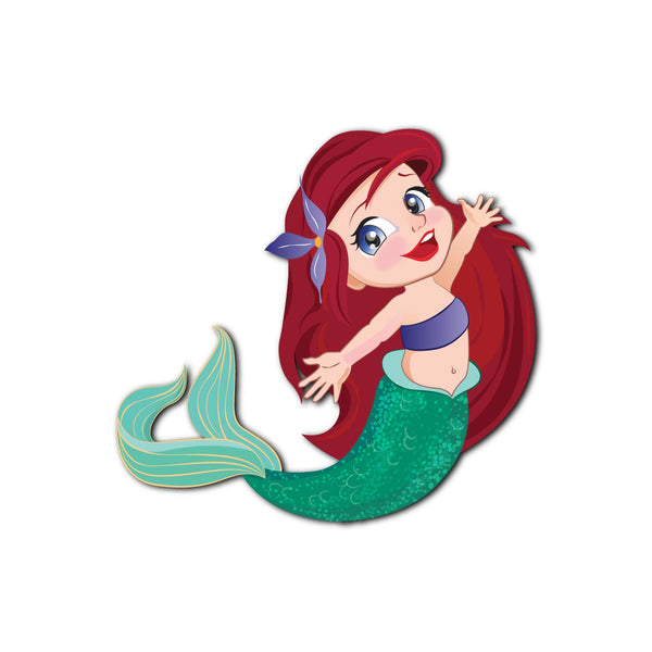 Ariel Wooden Fridge Magnet