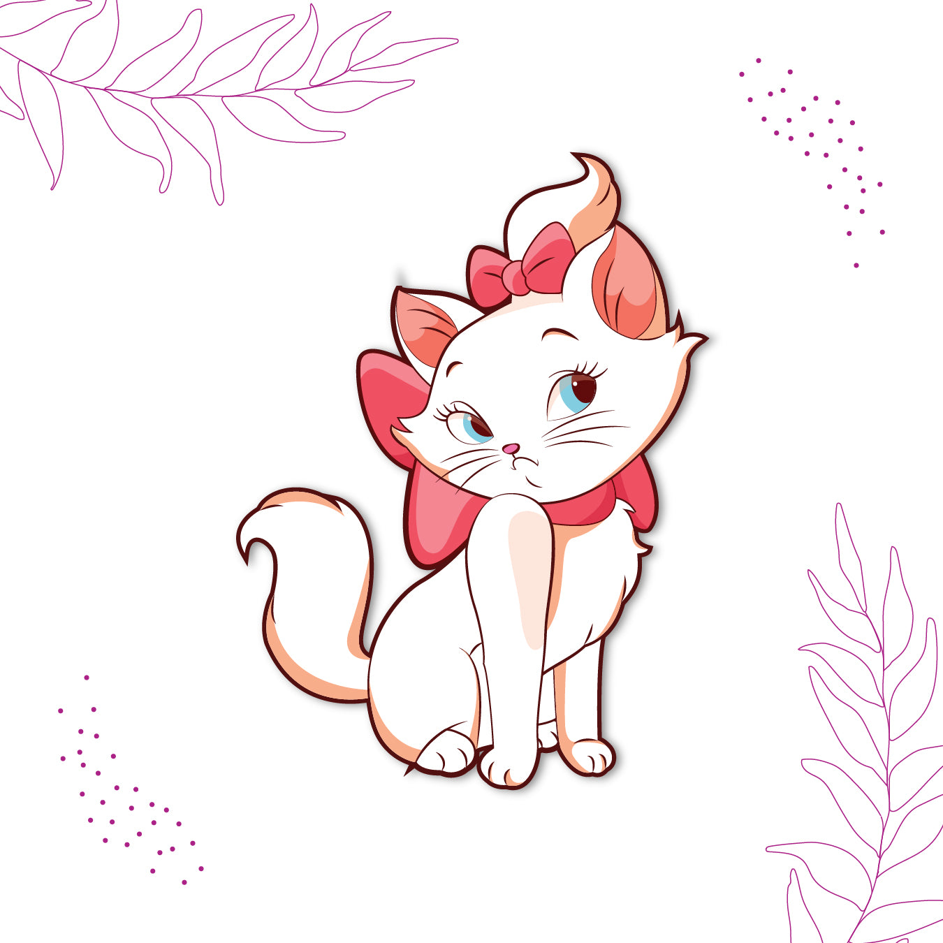 aristocats-cartoon-magnet-on-refrigerator