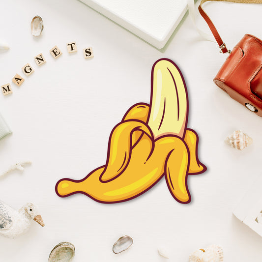 Banana fridge magnet quirky fruit decor