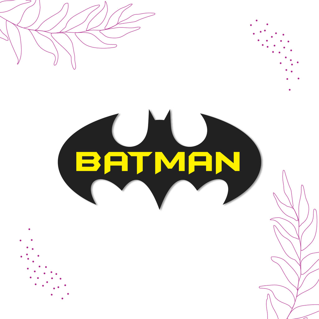 Batman Logo Wooden Fridge Magnet – Bhai Please India