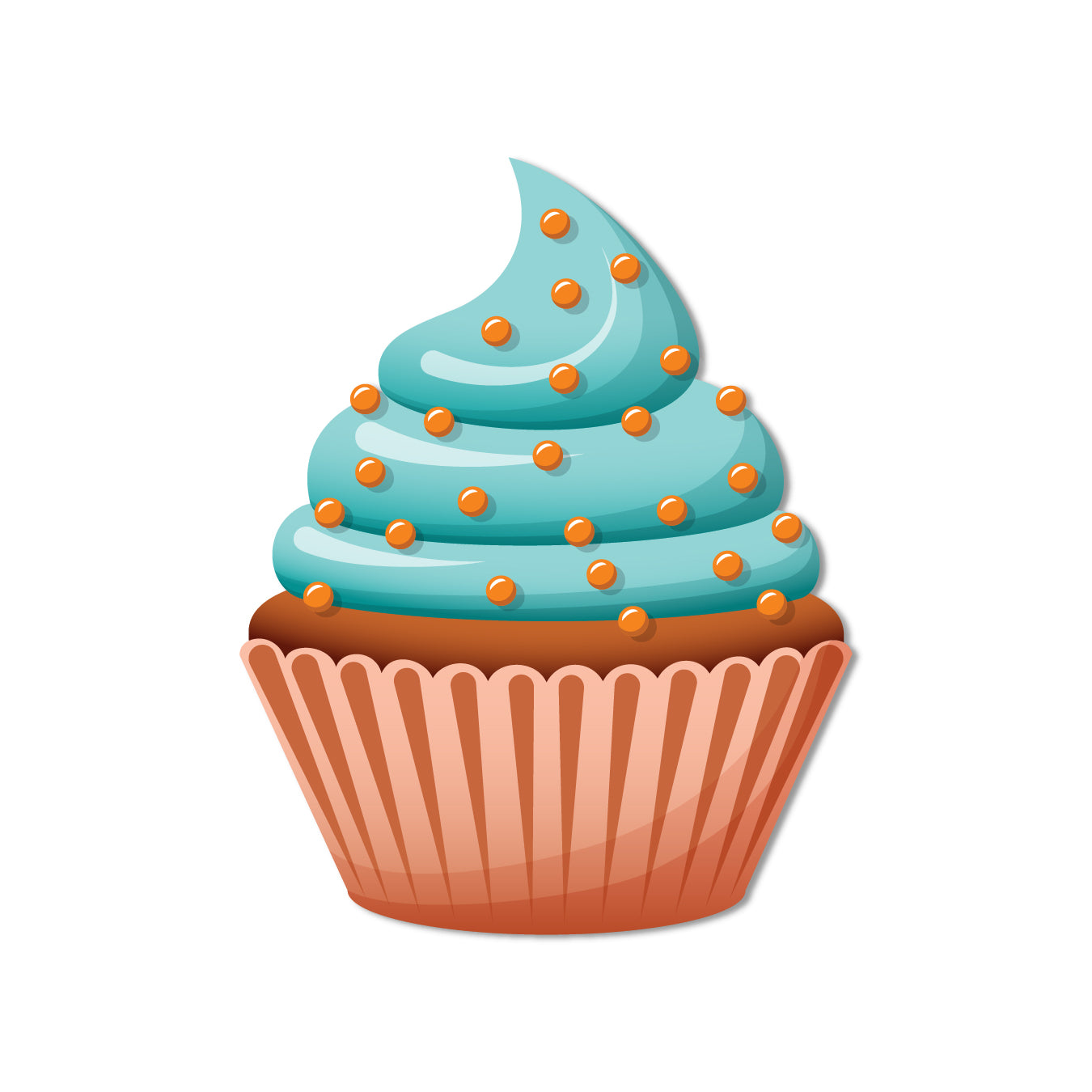 Blue velvet cupcake magnet gift
