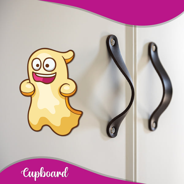 Boo Character Wooden Fridge Magnet