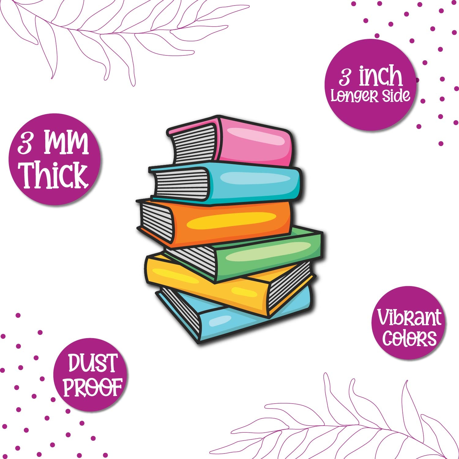 Book fridge magnet kitchen decor