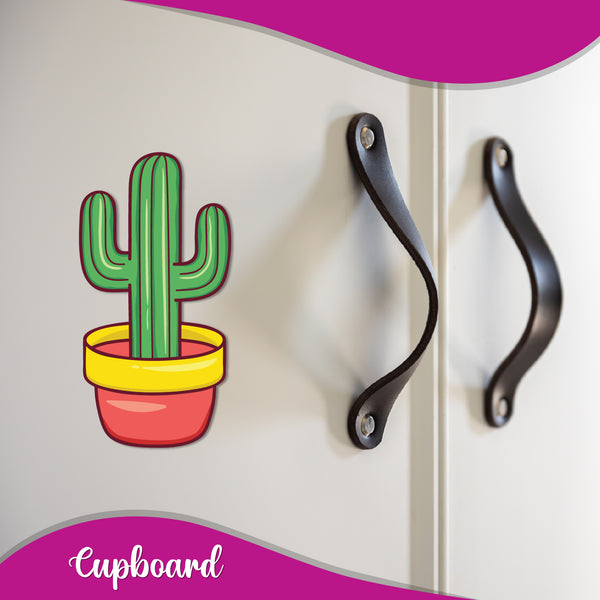 Cactus Wooden Fridge / Refrigerator Magnet