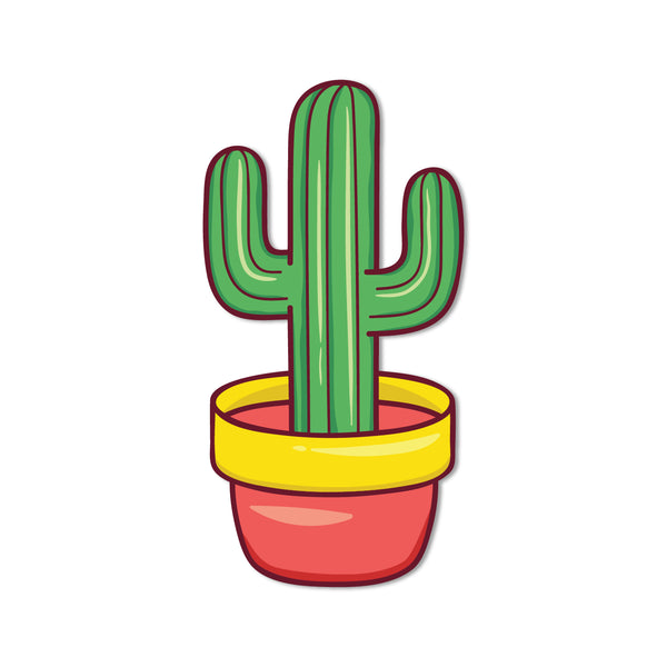 Cactus Wooden Fridge / Refrigerator Magnet
