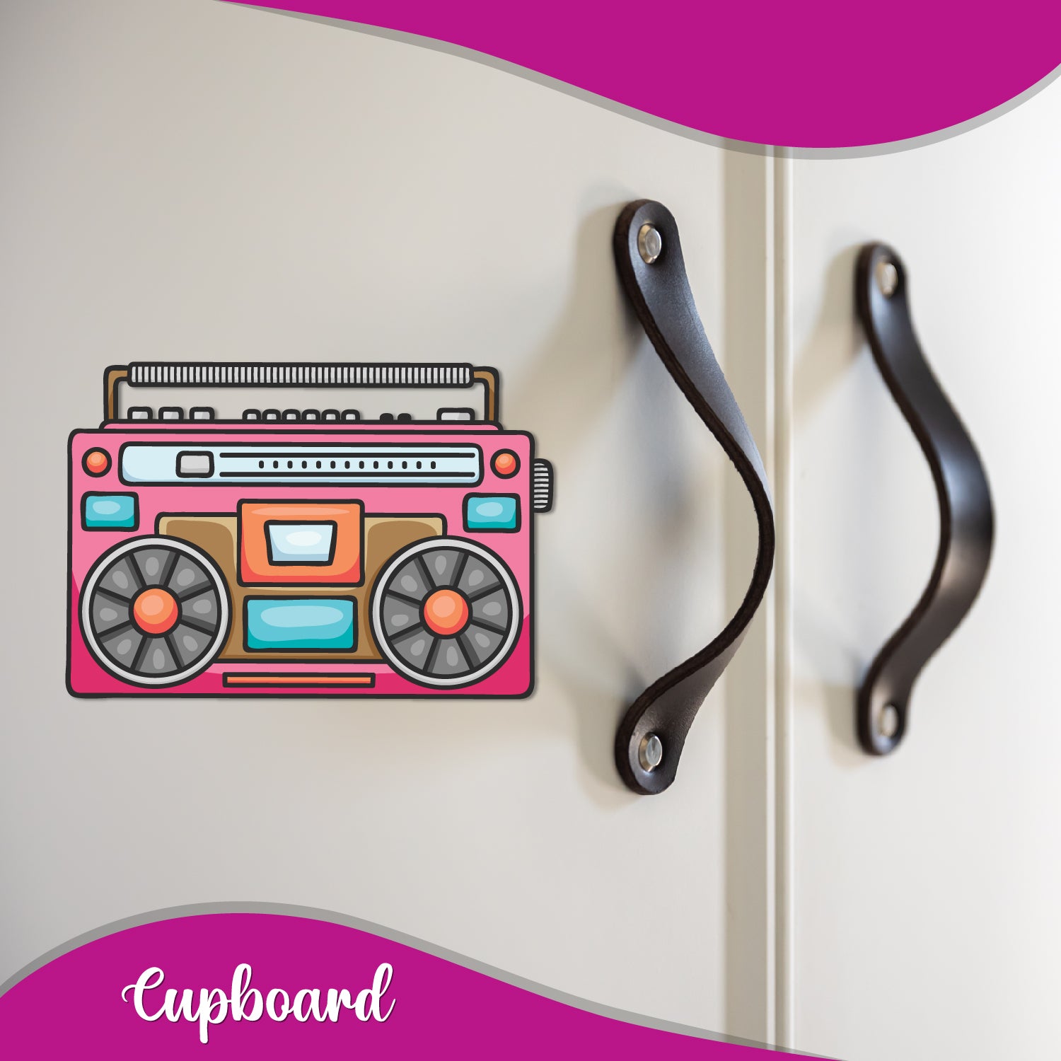 Cassette Player lovers quirky fridge magnet gift