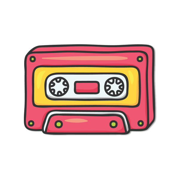 Cassette Wooden Fridge Magnet