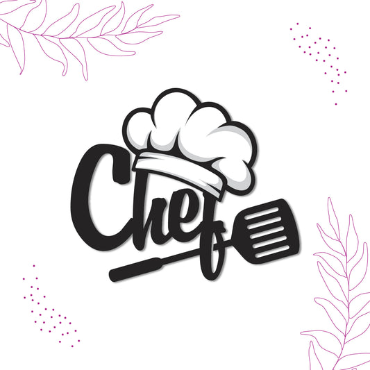 Chef Wooden Fridge Magnet