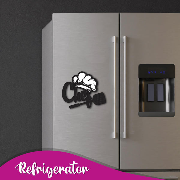 Chef Wooden Fridge Magnet