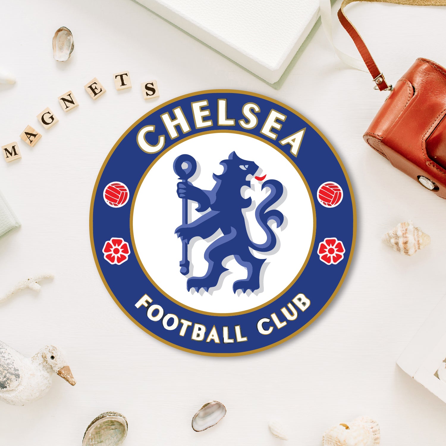 Chelsea Wooden Fridge Magnet