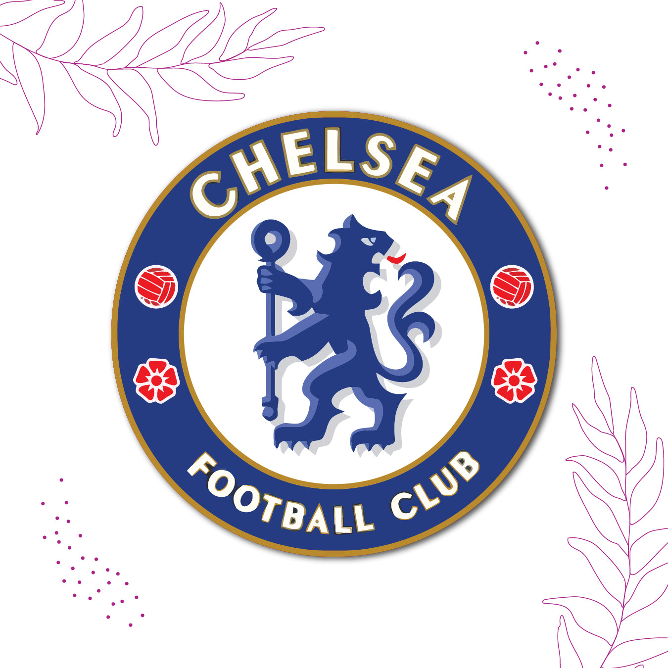 Chelsea fridge magnet quirky design