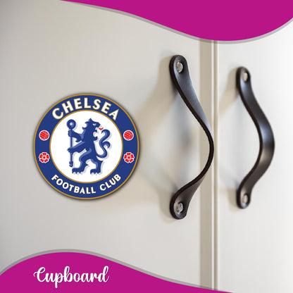 Chelsea logo football fridge magnet