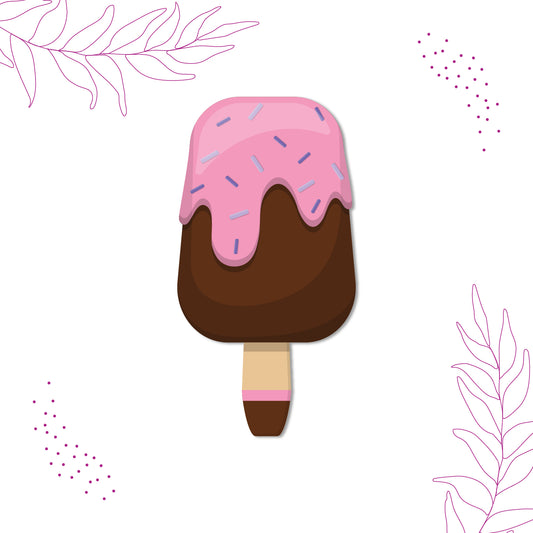 Ice cream choco bar fridge magnet