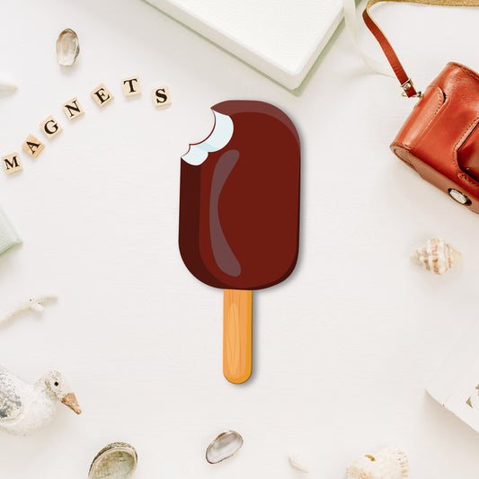 Chocolate ice cream fridge magnet