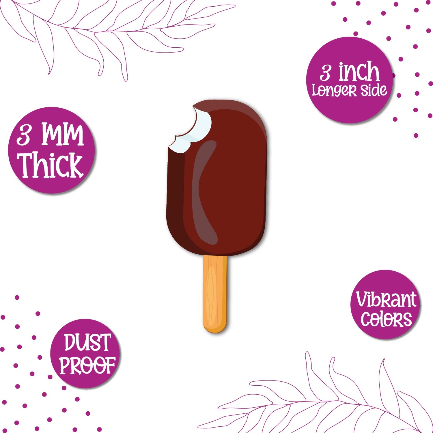 Dessert chocolate ice cream accessory