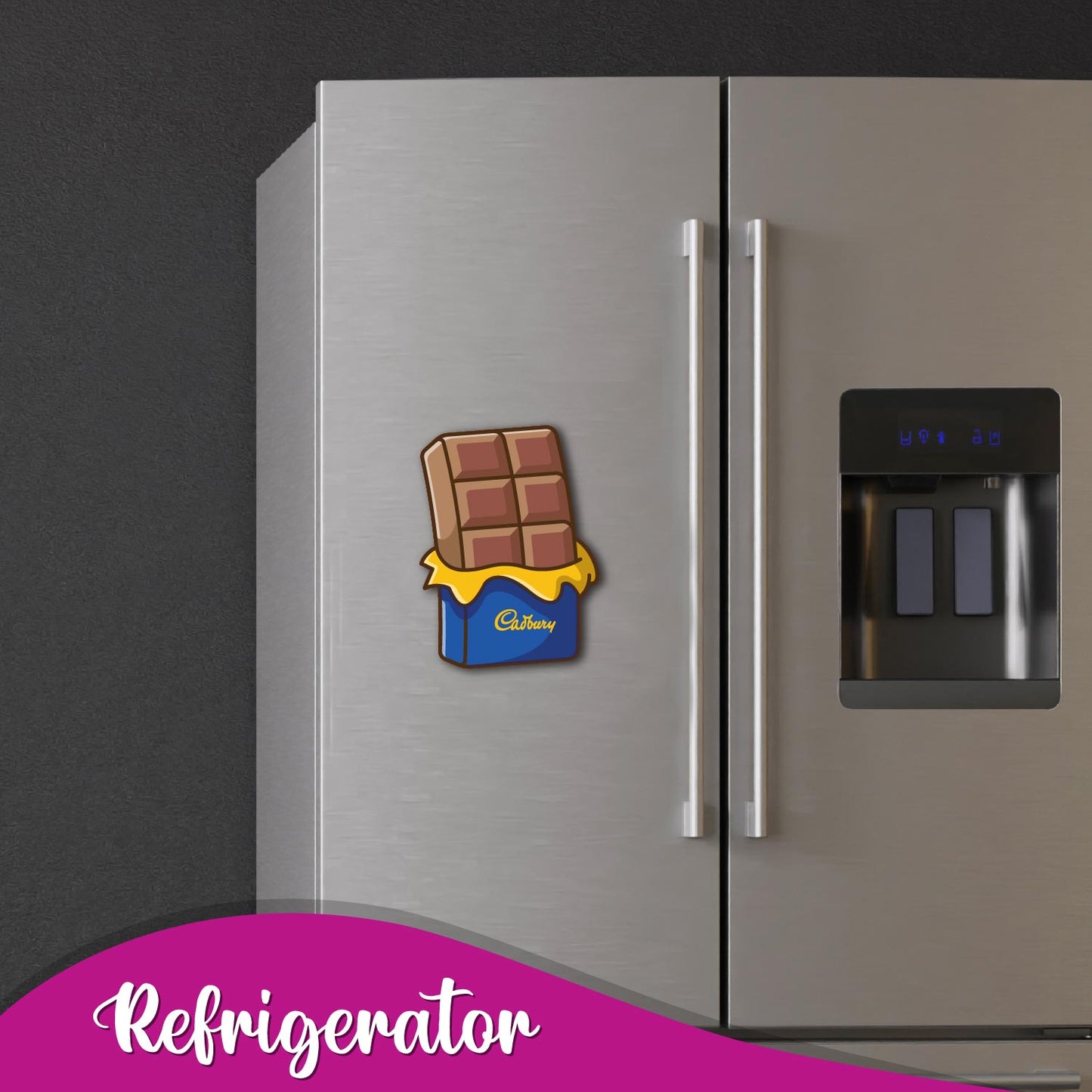 Chocolate Bar Fridge Magnet | Dessert Kitchen Accessory Gift