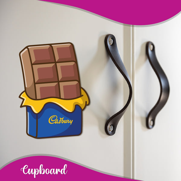 Chocolate Bar Wooden Fridge Magnet