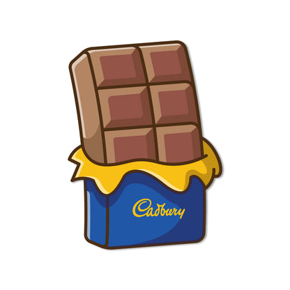 Chocolate lovers quirky fridge magnet