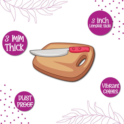 Chopping Board Wooden Fridge Magnet