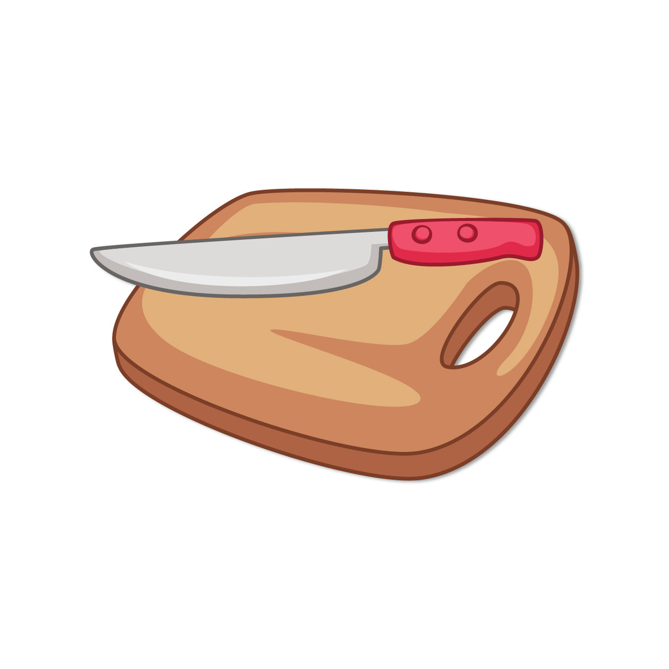 Chopping Board Wooden Fridge Magnet