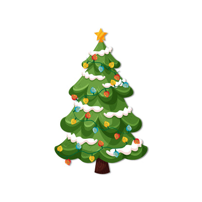 Locally made christmas tree fridge magnet festive magnet for fridge decor