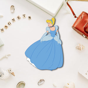 Cinderella Wooden Fridge Magnet