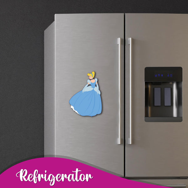 Cinderella Wooden Fridge Magnet