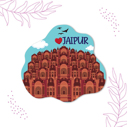 Jaipur Wooden Fridge Magnet