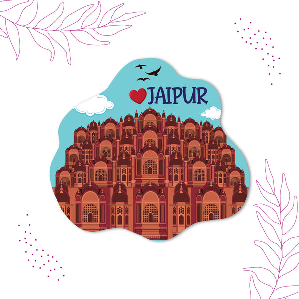 Jaipur Wooden Fridge Magnet