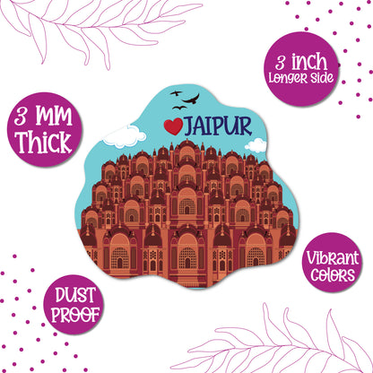 Jaipur Wooden Fridge Magnet