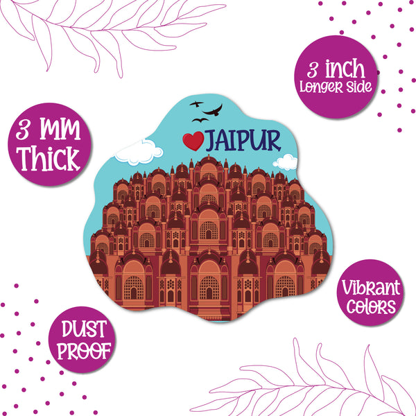 Jaipur Wooden Fridge Magnet