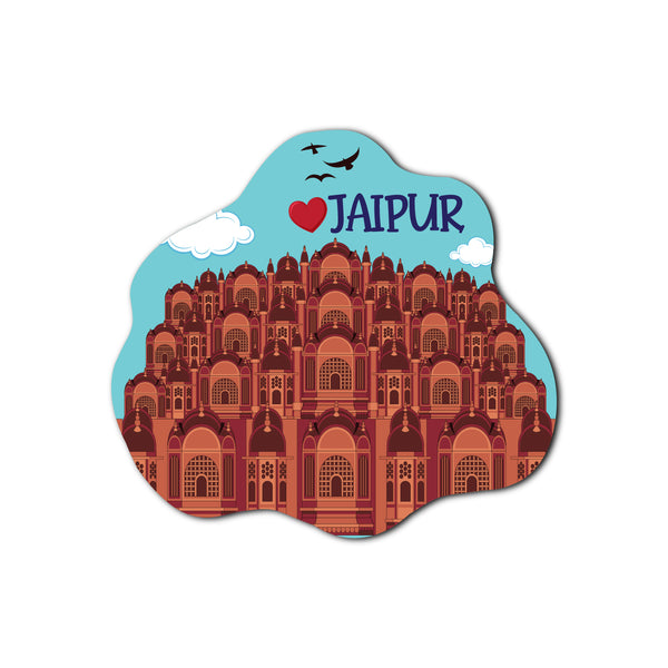 Jaipur Wooden Fridge Magnet
