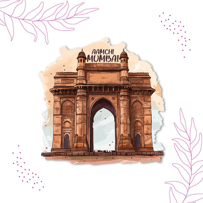 Mumbai Fridge Magnet - Gateway of India