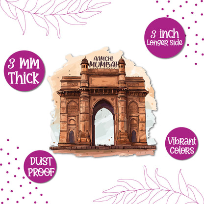 Mumbai Fridge Magnet - Gateway of India