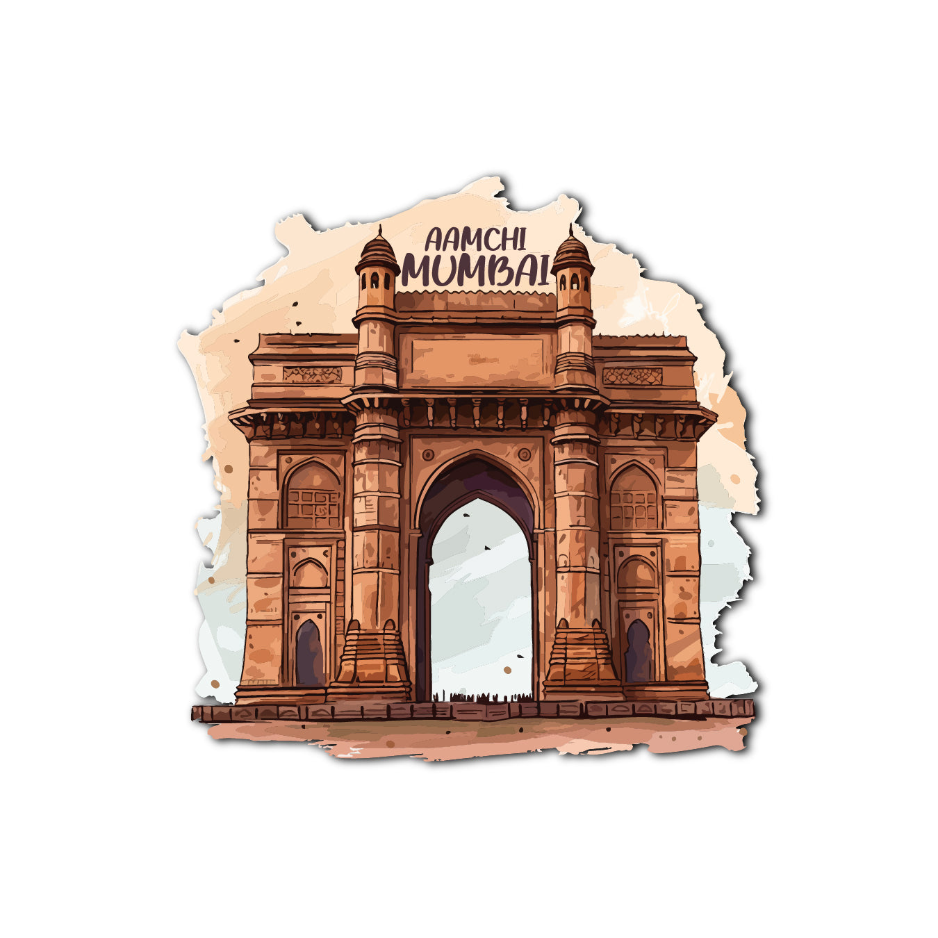 Mumbai Fridge Magnet - Gateway of India