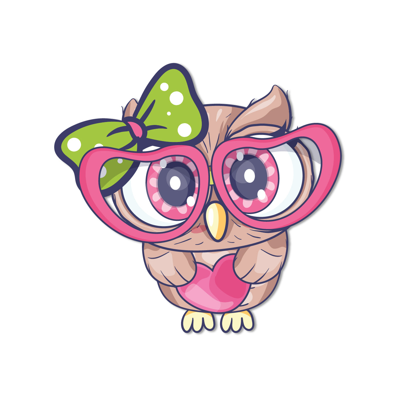 Cute Owl Front View
