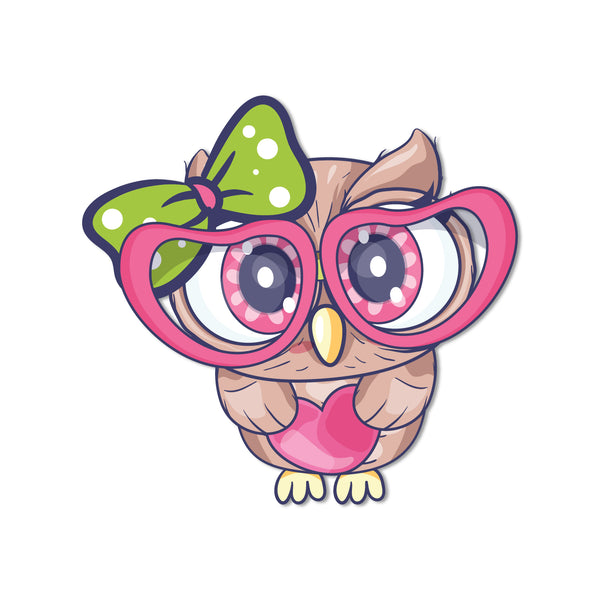 Cute Owl Wooden Fridge Magnet