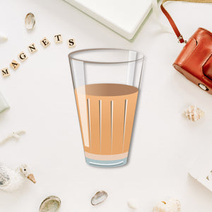 Cutting Chai Wooden Fridge / Refrigerator Magnet