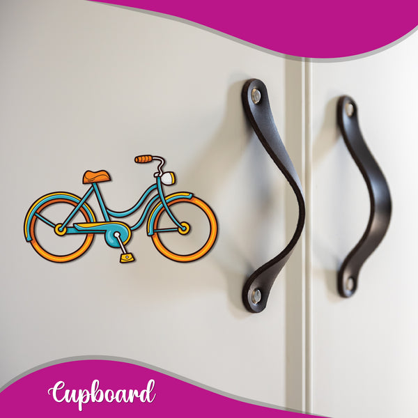Cycle Wooden Fridge Magnet