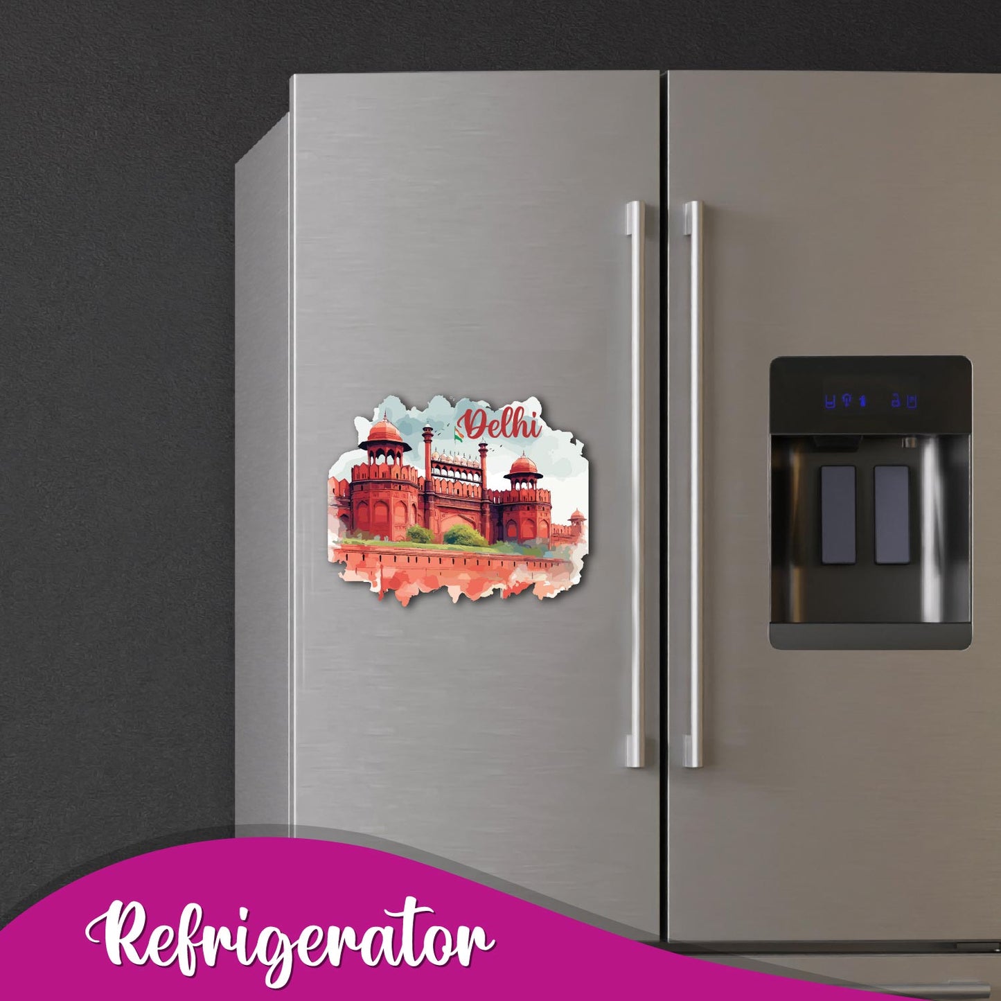 delhi-city-souvenir-magnet-on-refrigerator