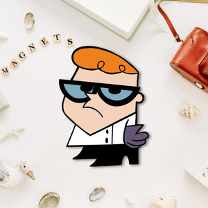 Dexter Laboratory Wooden Fridge Magnet