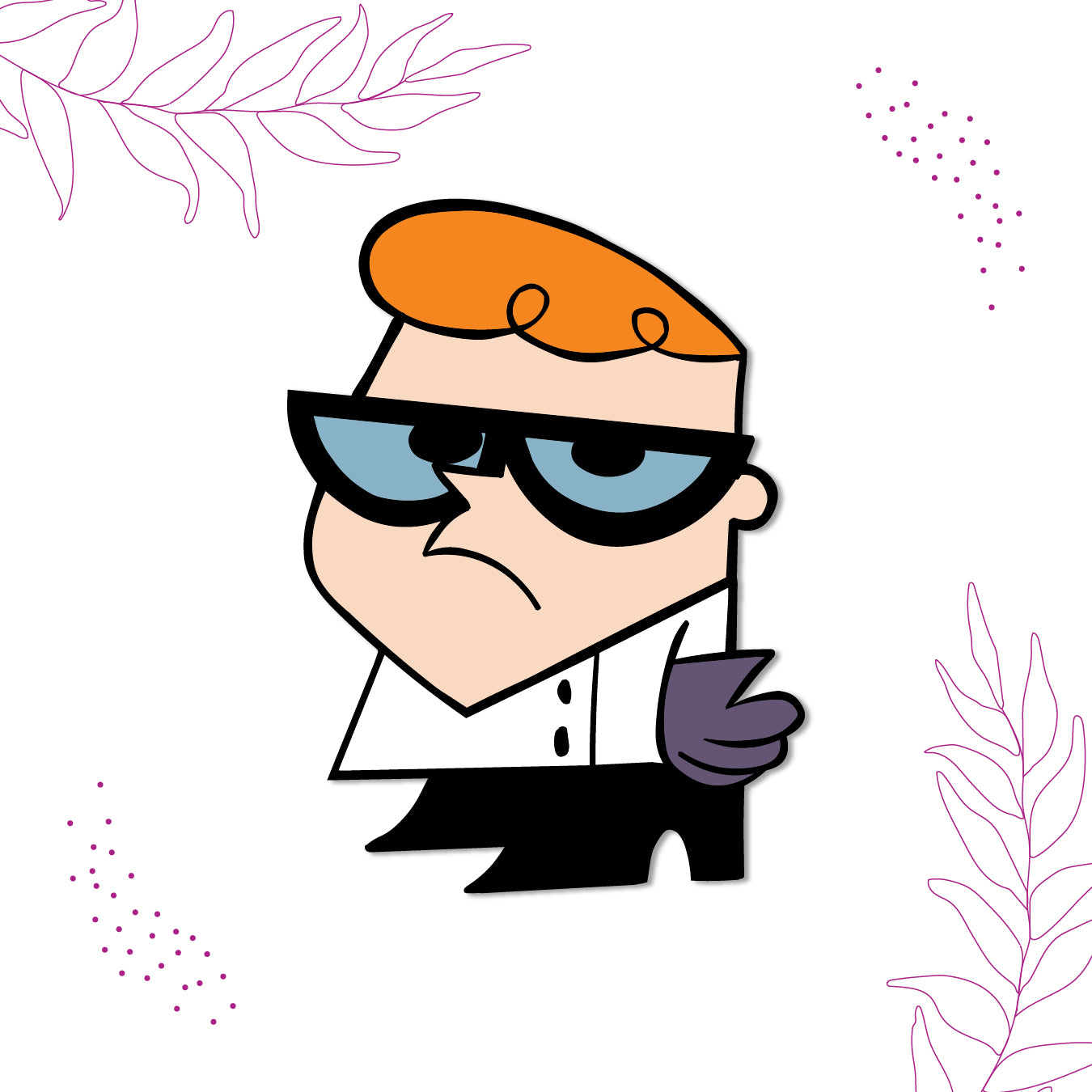 dexter-laboratory-kids-show-magnet-on-refrigerator