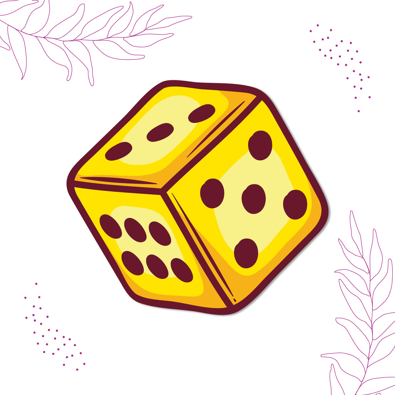 Dice design fridge magnet India