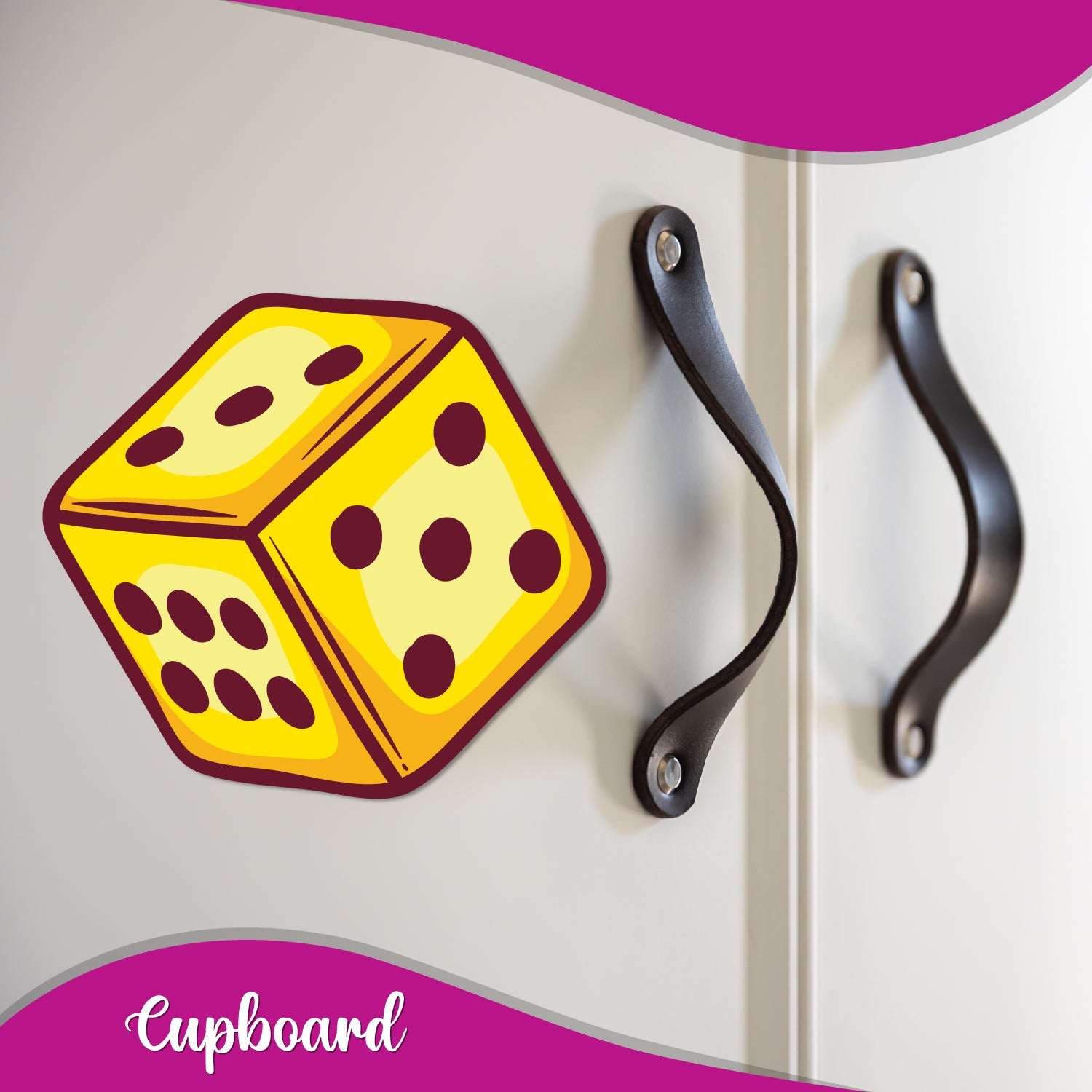 Dice lovers quirky fridge magnet gift