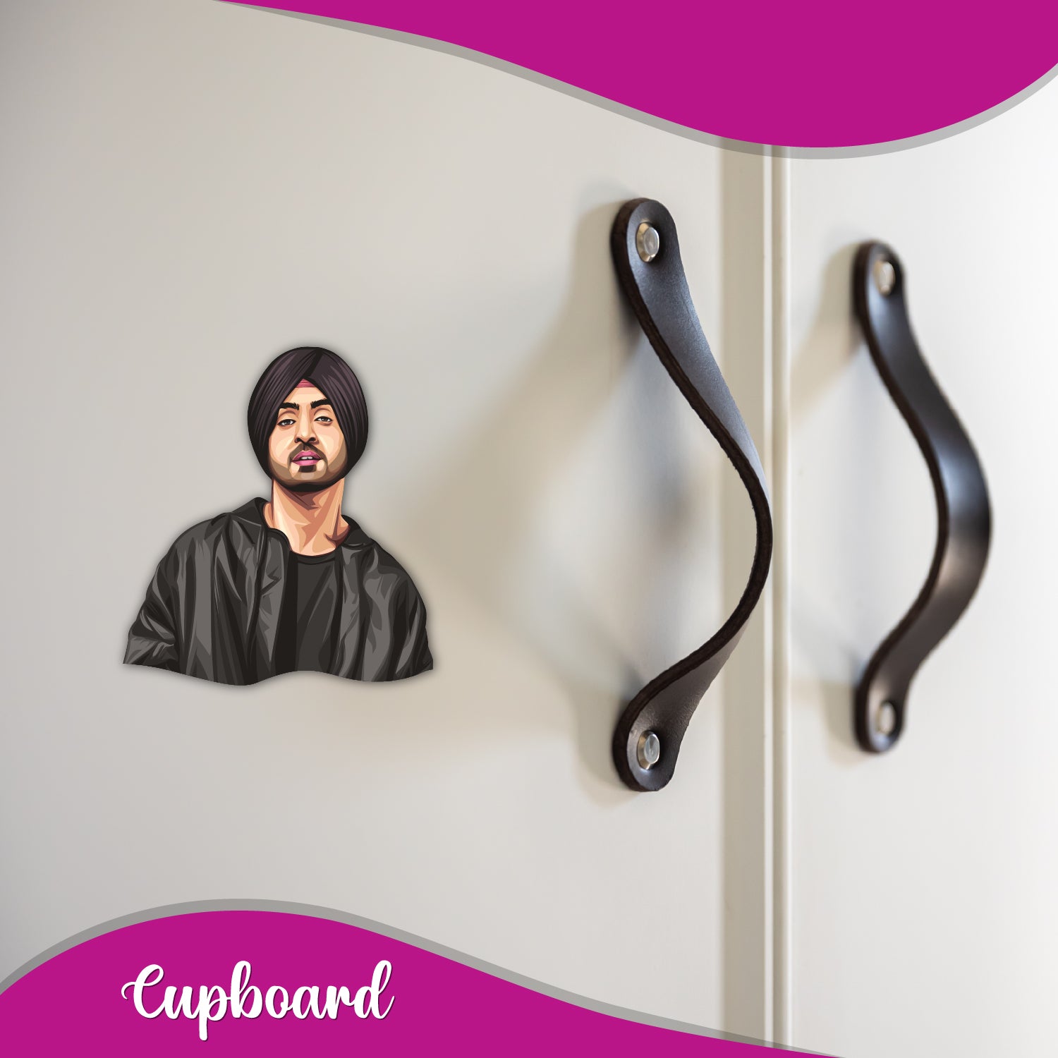Diljit Dosanjh printed magnet - decorative home accessory