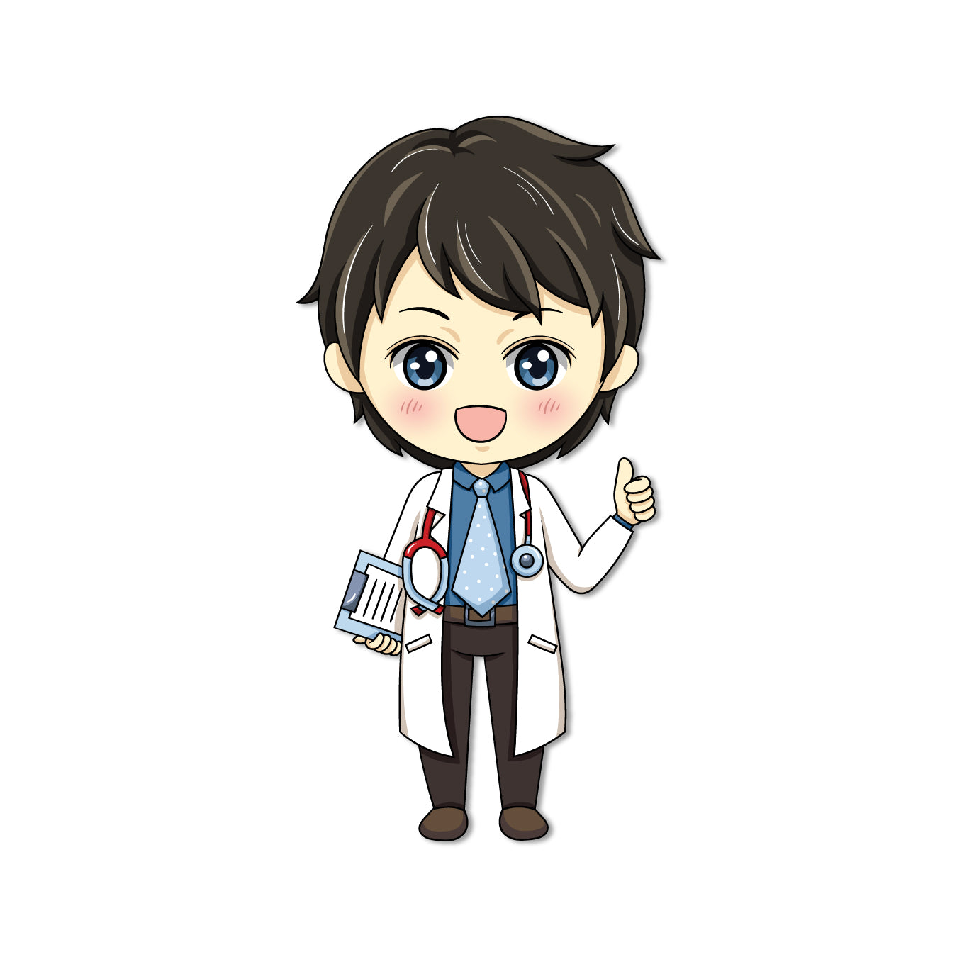 Doctor-themed magnet for a healthcare professional
