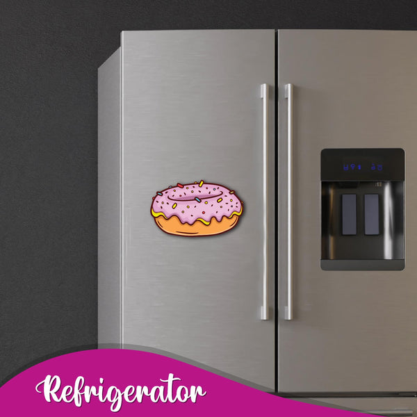 Donut Wooden Fridge Magnet