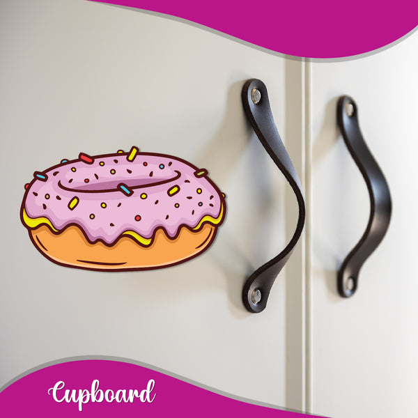 Donut Wooden Fridge Magnet