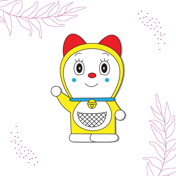 Dorami Wooden Fridge Magnet