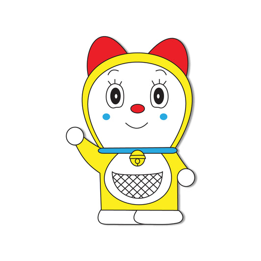 high-quality-dorami-fridge-magnet-angle-view